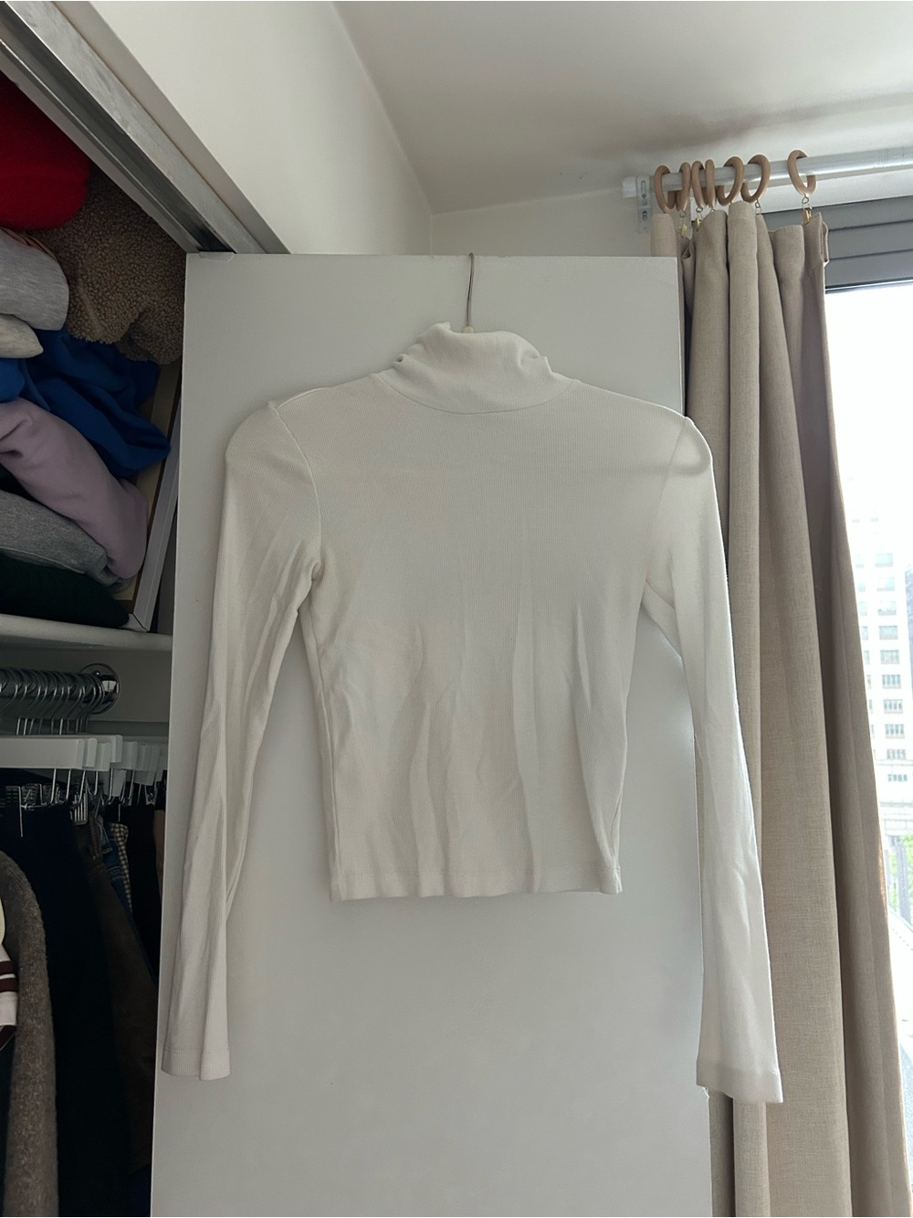 Zara White Turtleneck
